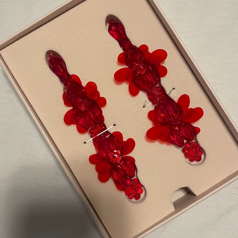 Simone Rocha x H&M red earing
